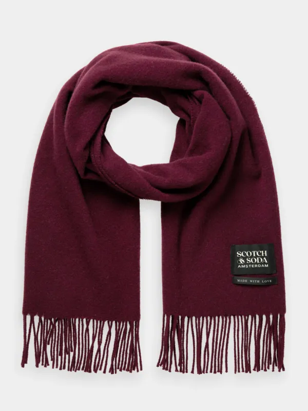 Unisex wool scarf sold by Scotch and Soda