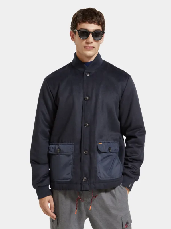 Reversible bomber jacket sold by Scotch and Soda