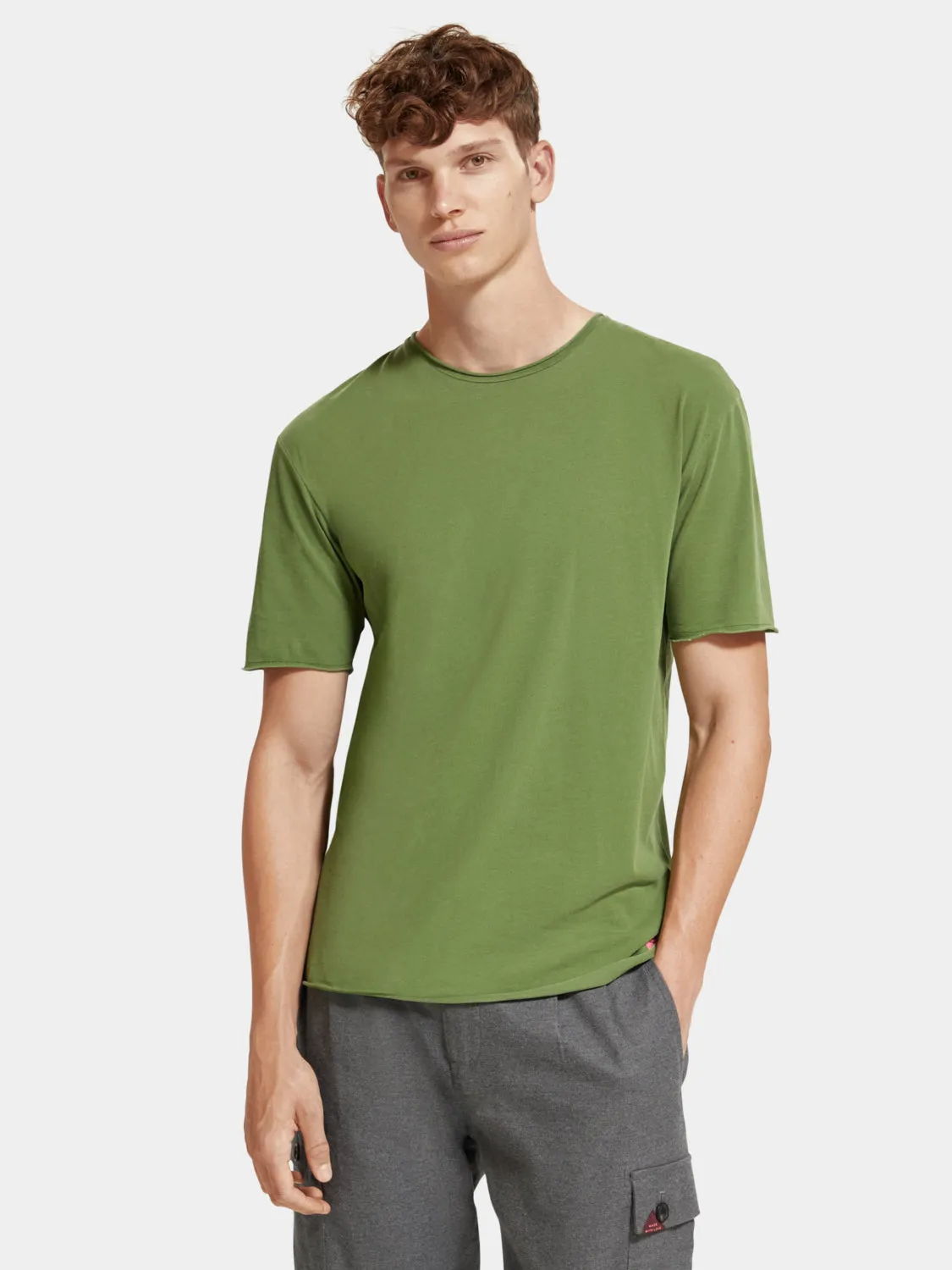 Raw edge t-shirt sold by Scotch and Soda