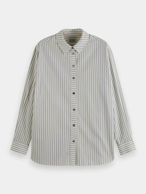 Oversized striped shirt sold by Scotch and Soda