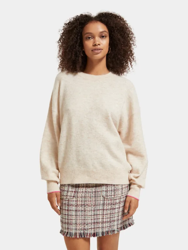 Fuzzy crewneck pullover sold by Scotch and Soda