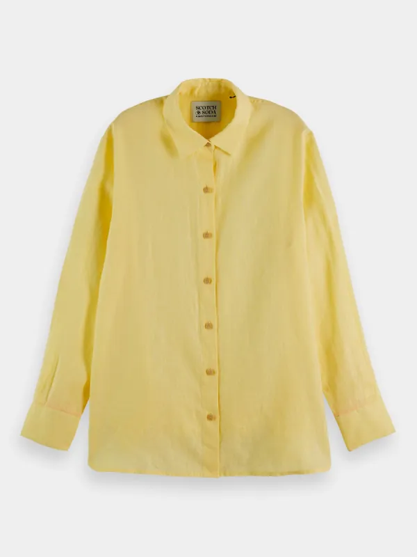 Oversized linen shirt sold by Scotch and Soda