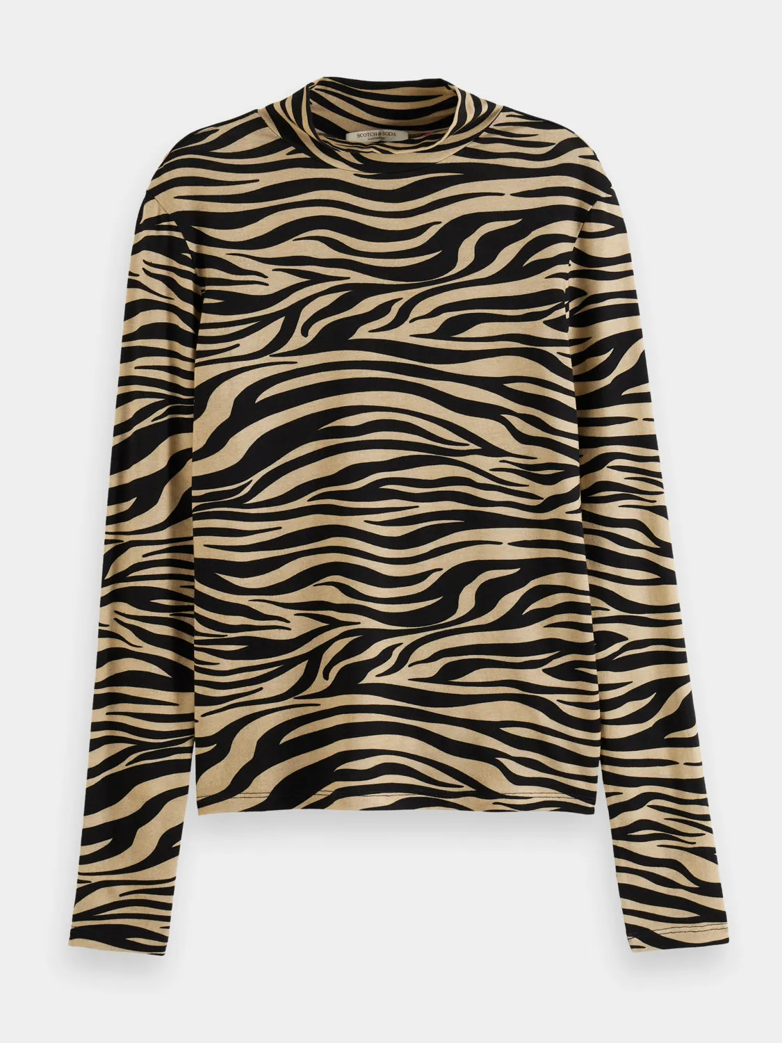 Printed mock neck sold by Scotch & Soda product image thumbnail 2
