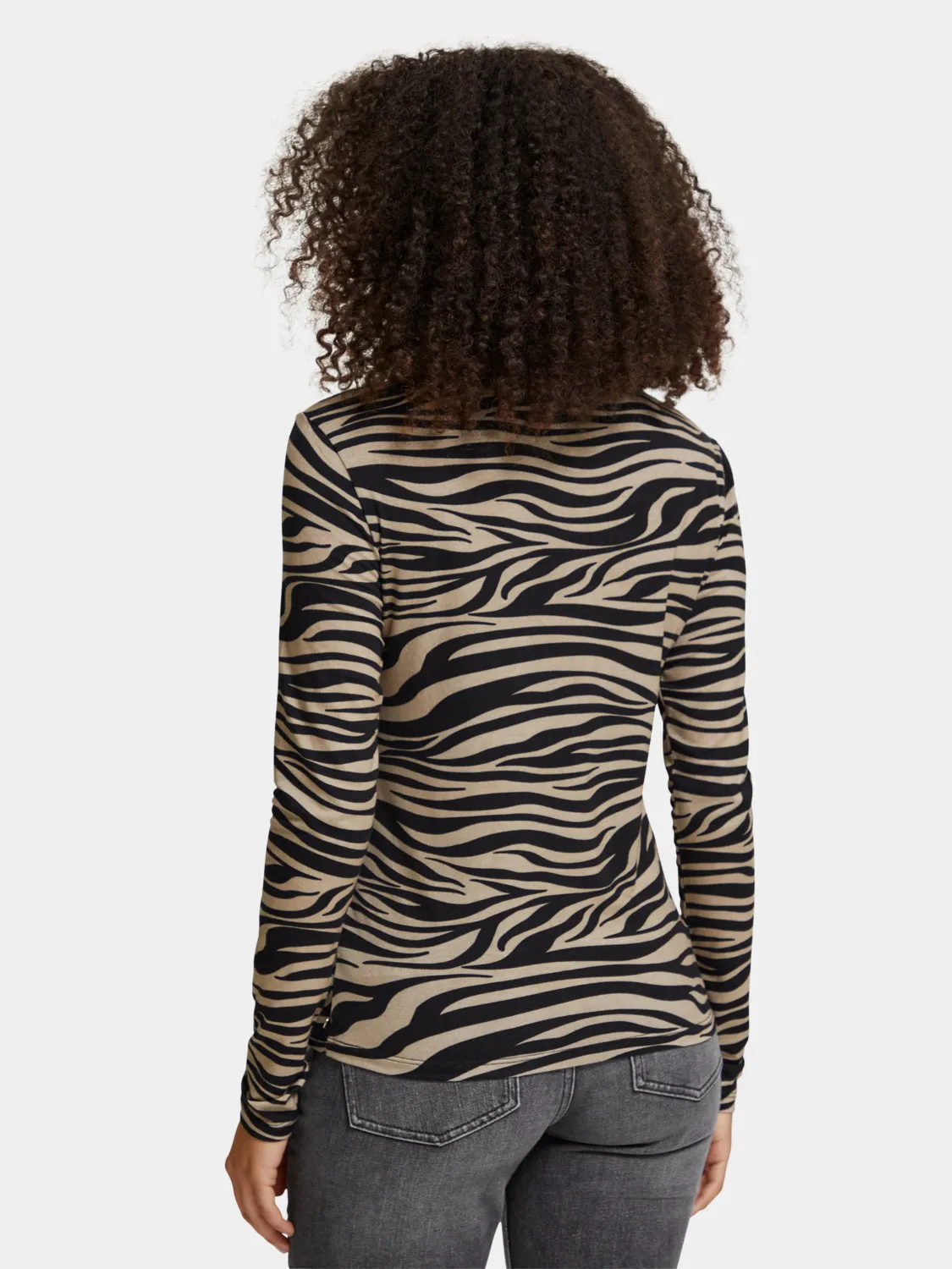 Printed mock neck sold by Scotch & Soda product image thumbnail 3