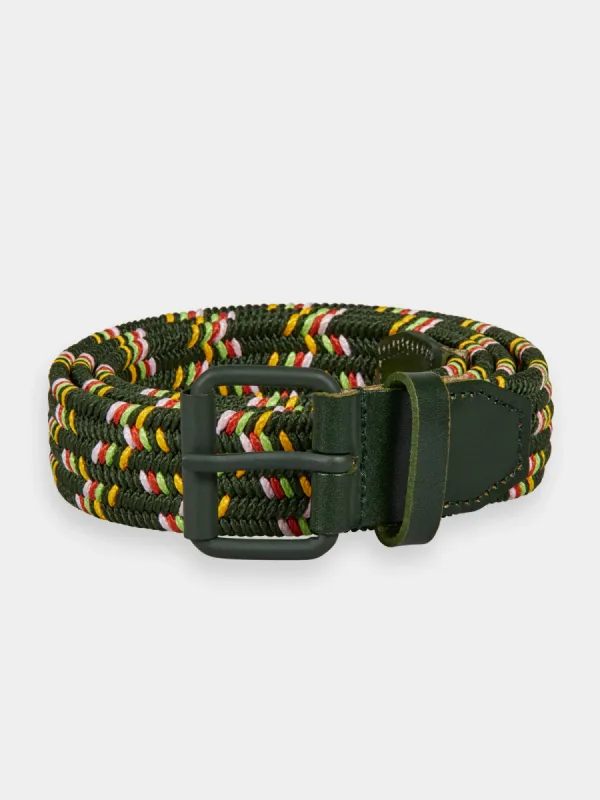 Braided leather & cord belt sold by Scotch and Soda