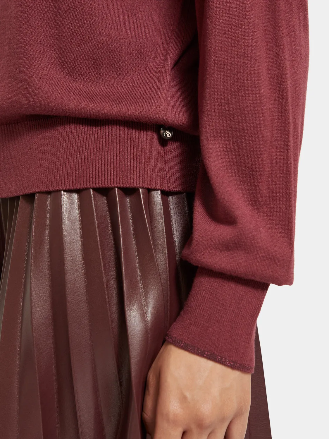 Jacquard crewneck cardigan sold by Scotch and Soda product image thumbnail 5