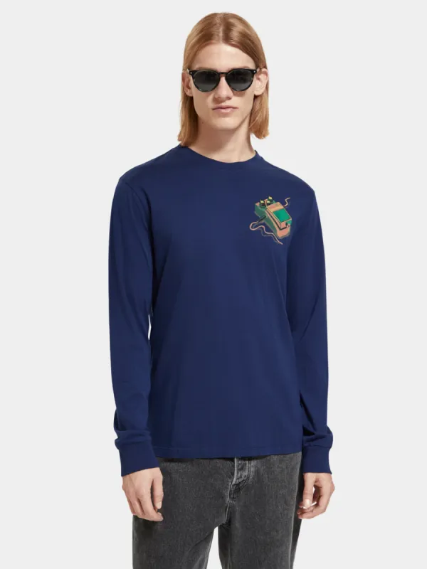 Regular-fit long sleeved t-shirt made by Scotch & Soda