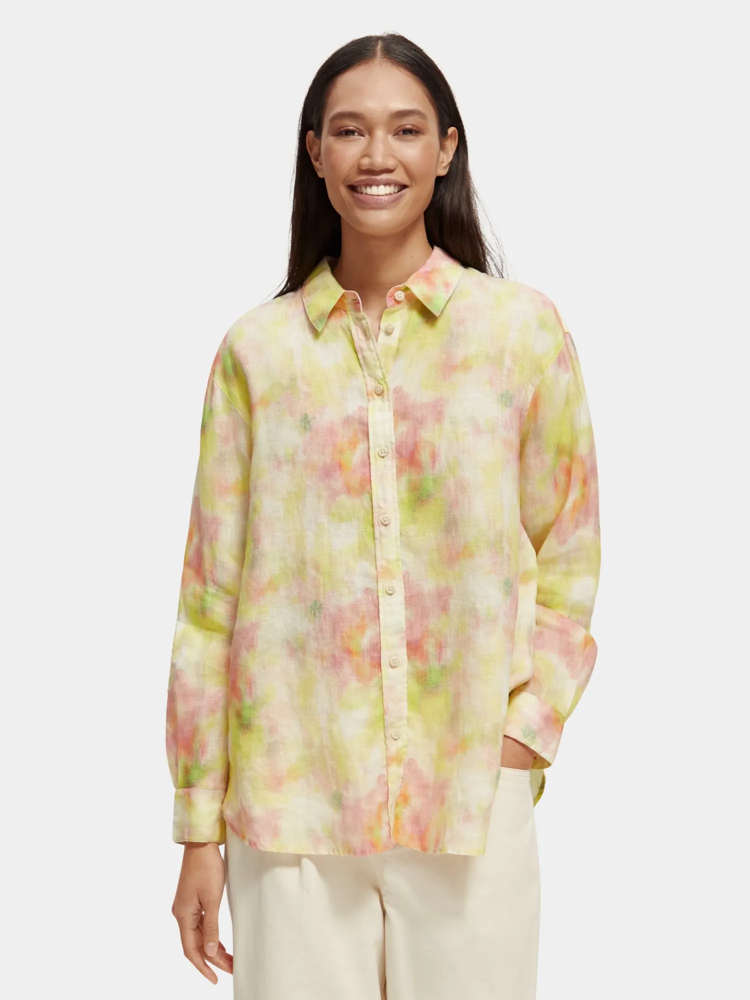 Oversized linen shirt sold by Scotch and Soda
