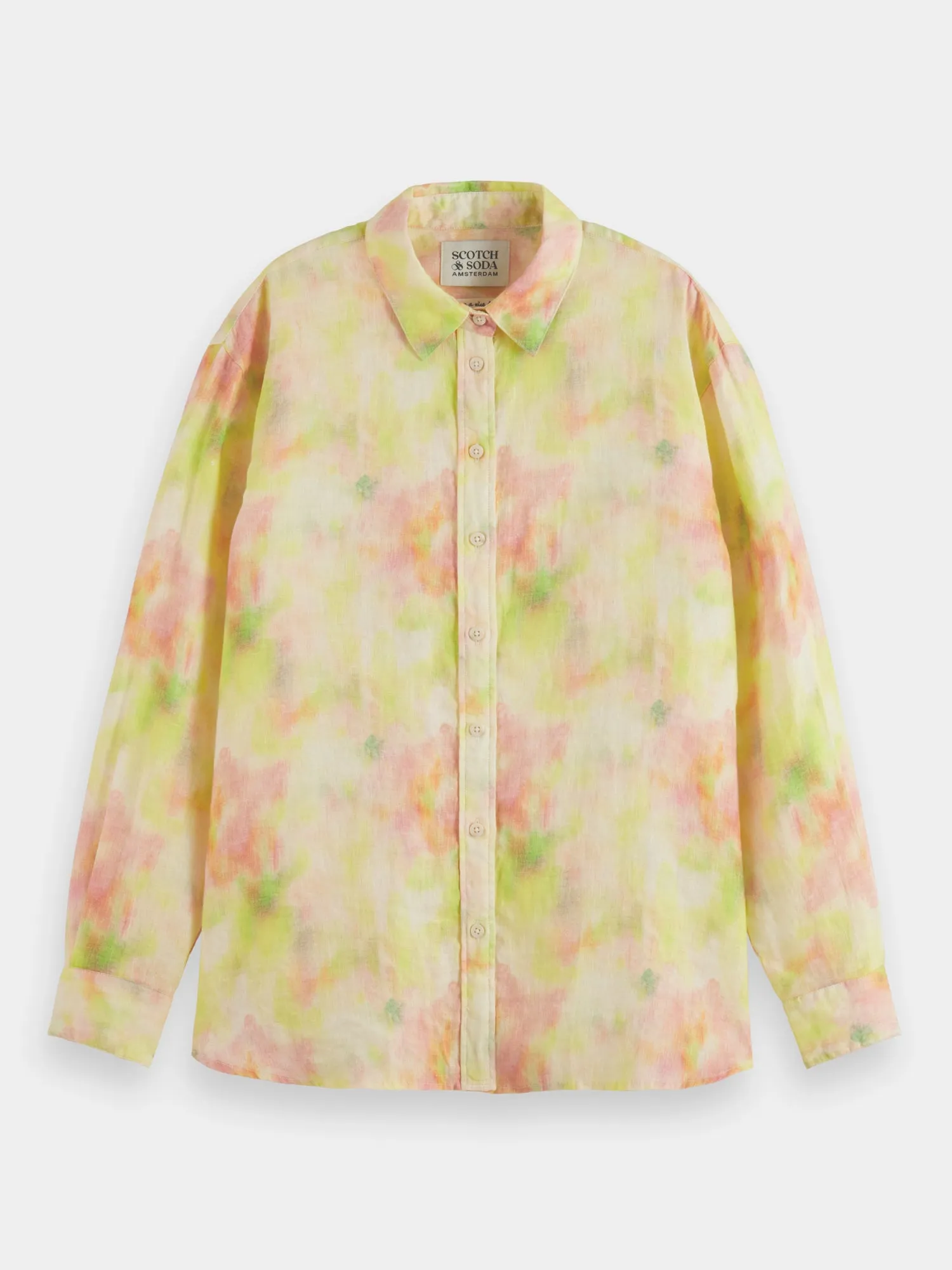 Oversized linen shirt sold by Scotch and Soda product image thumbnail 2