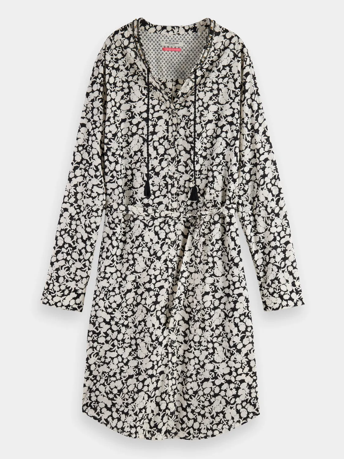 Beaded collar shirt dress sold by Scotch and Soda