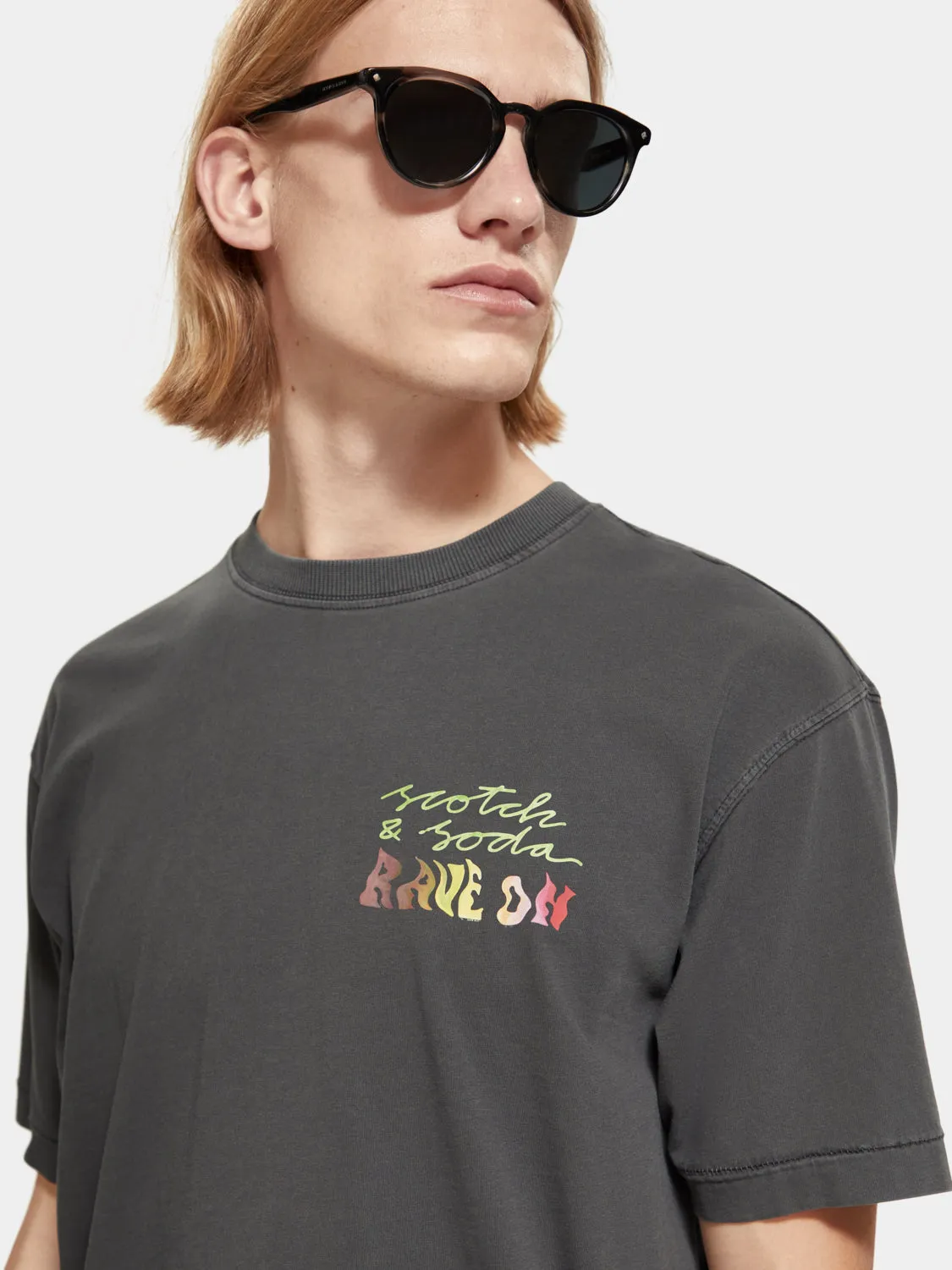 Regular-fit artwork t-shirt sold by Scotch and Soda product image thumbnail 4