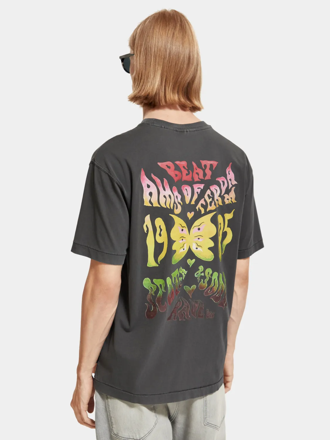 Regular-fit artwork t-shirt sold by Scotch and Soda product image thumbnail 3