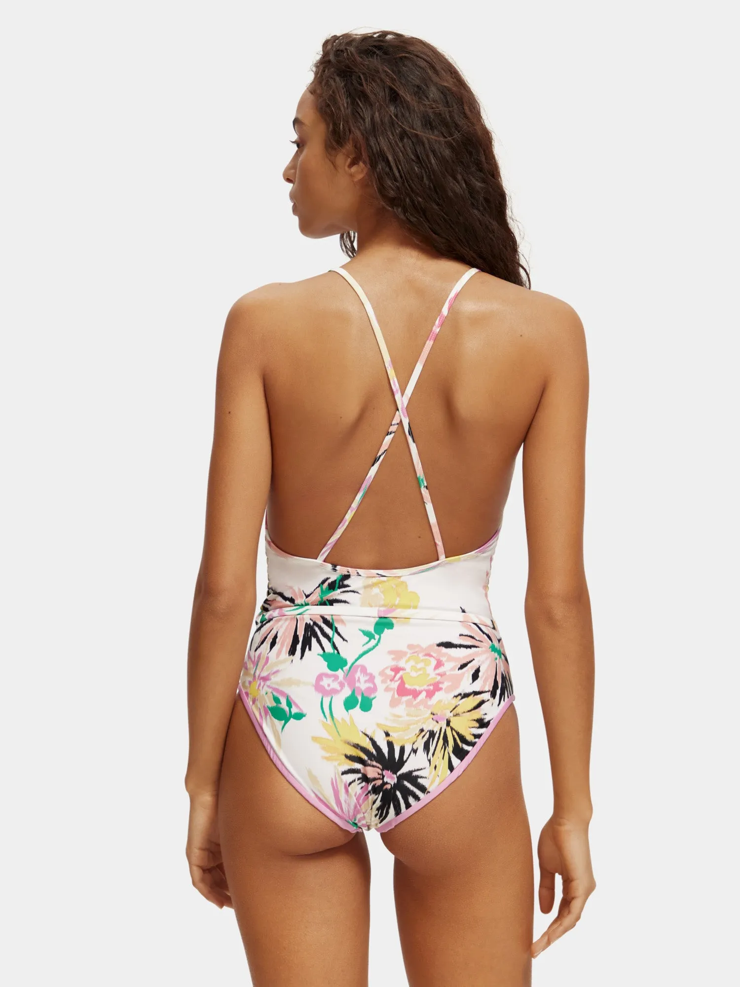 Smocked detailed swimsuit sold by Scotch and Soda product image thumbnail 3