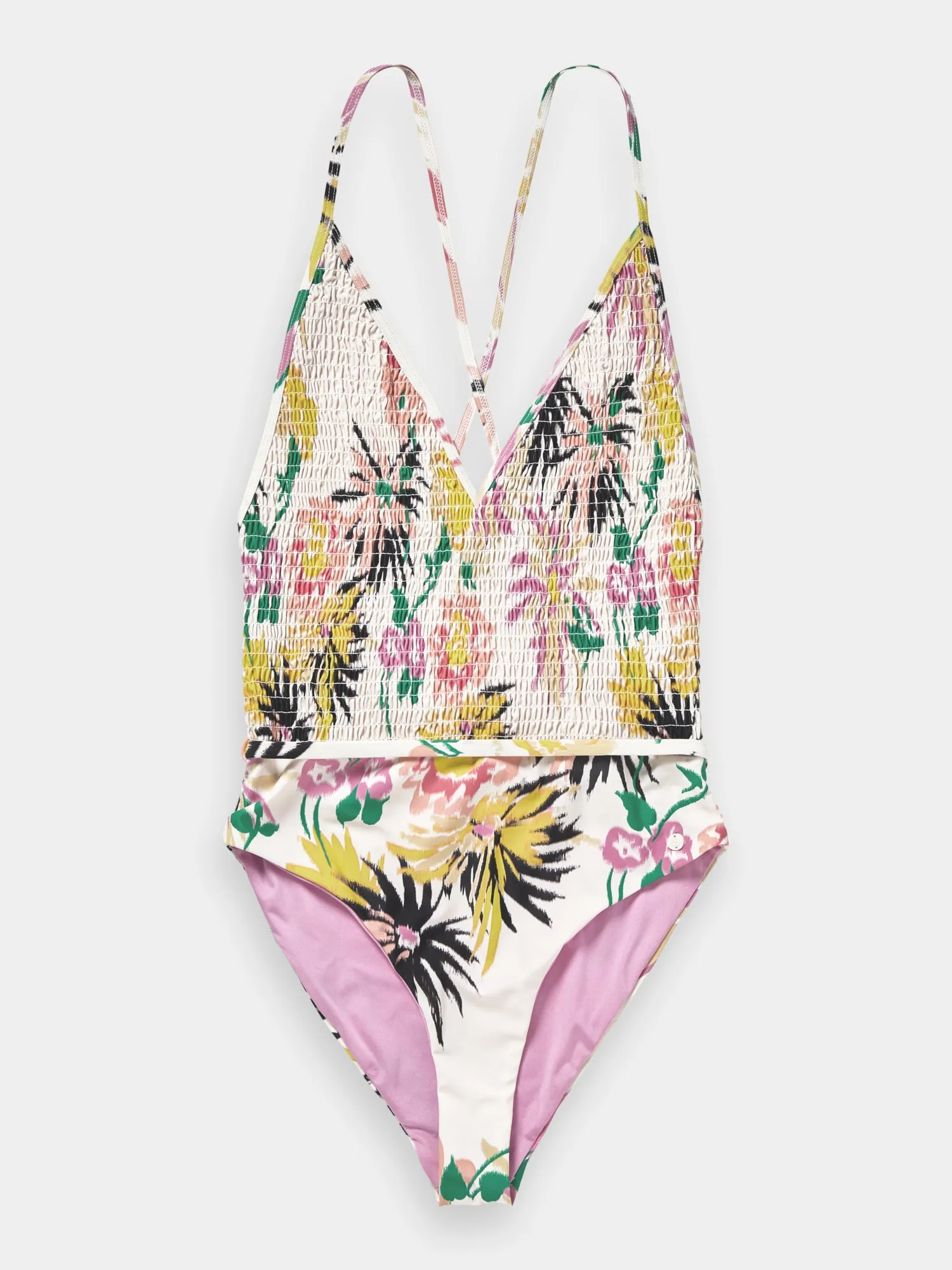 Smocked detailed swimsuit sold by Scotch and Soda product image thumbnail 2
