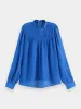 Long sleeved pintuck blouse sold by Scotch and Soda