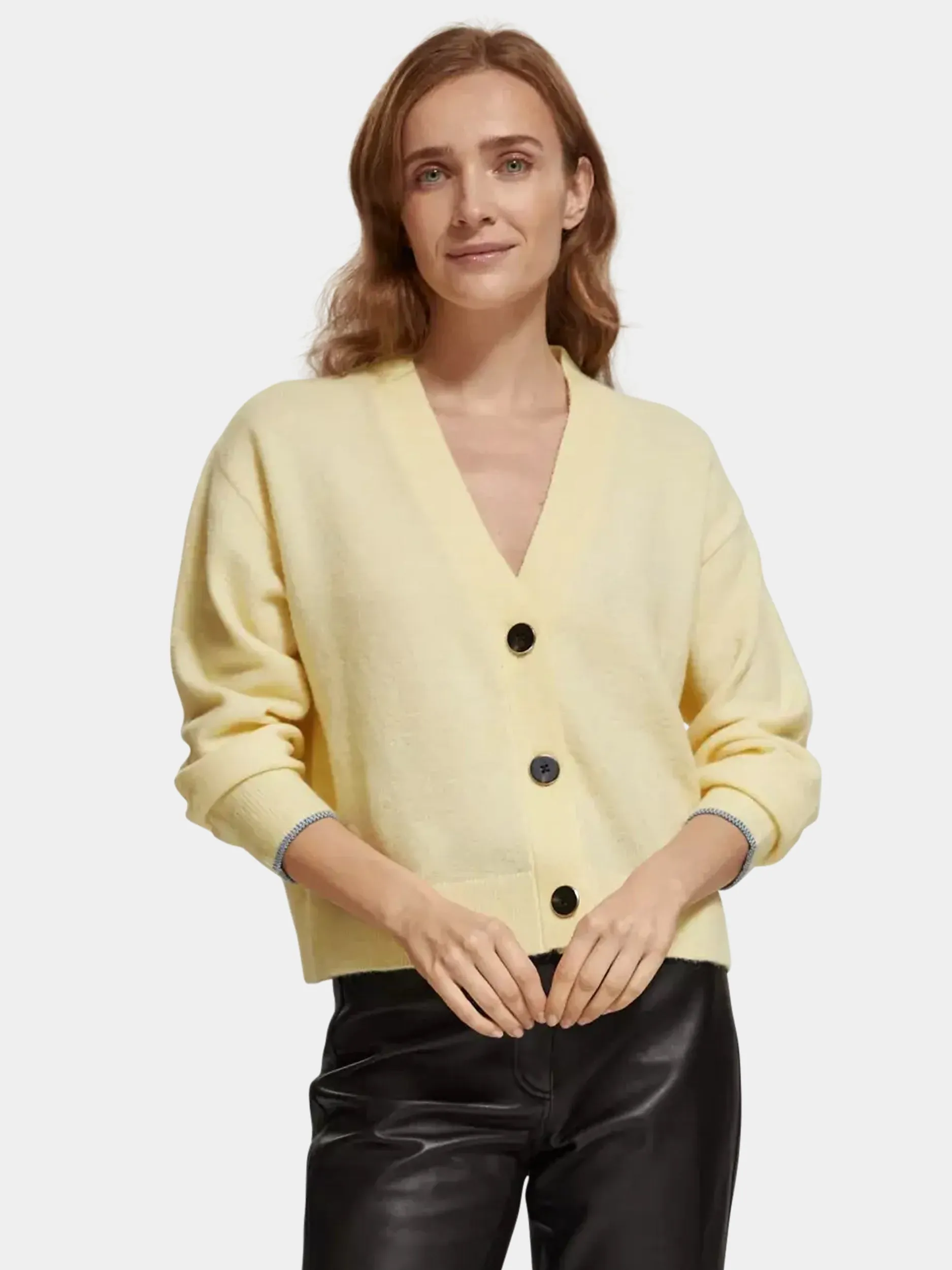 Fuzzy cardigan sold by Scotch and Soda