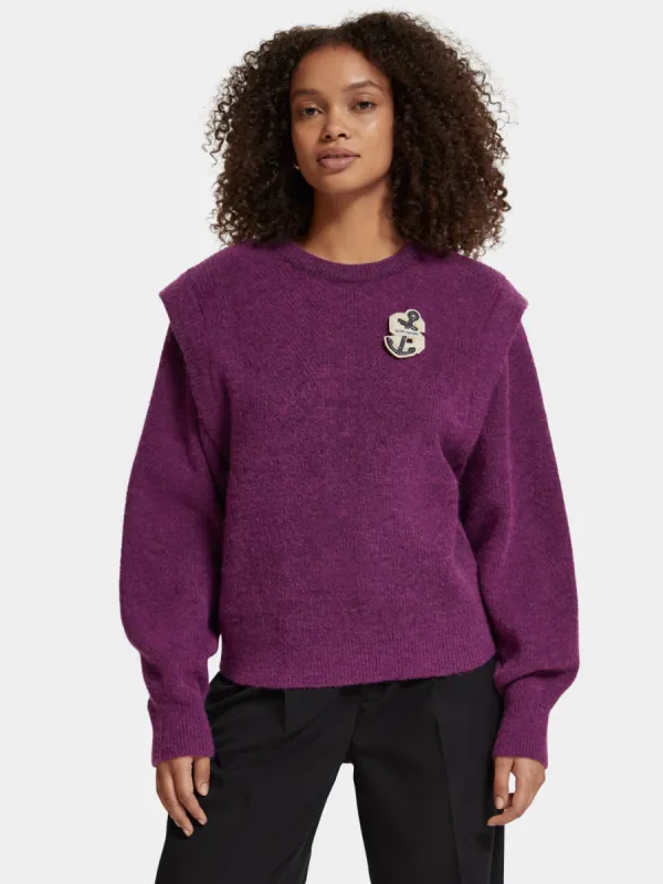 Fuzzy crewneck pullover sold by Scotch and Soda