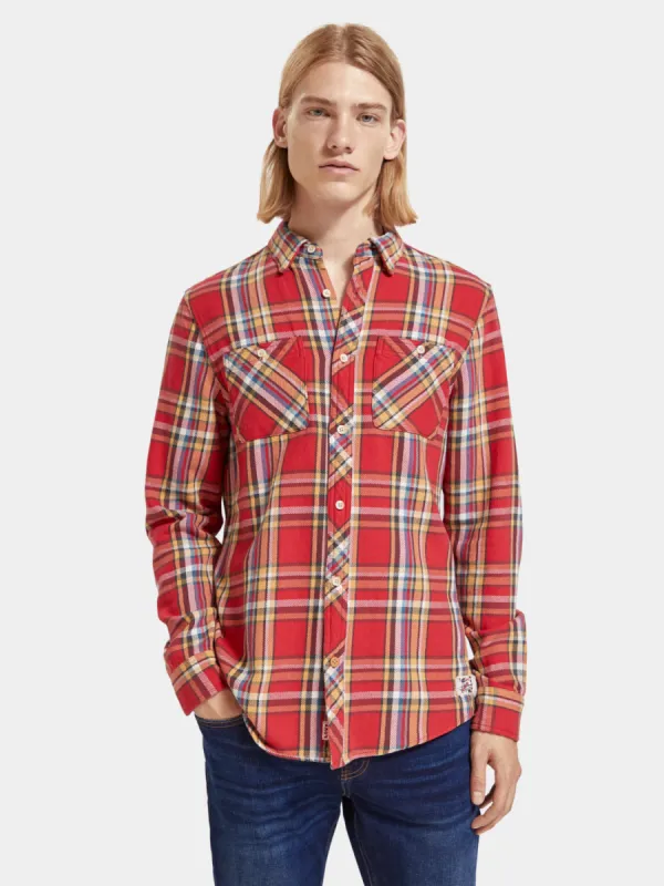 Flannel check shirt sold by Scotch and Soda