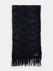 Fringed knitted scarf sold by Scotch and Soda