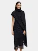 Fringed knitted scarf sold by Scotch and Soda