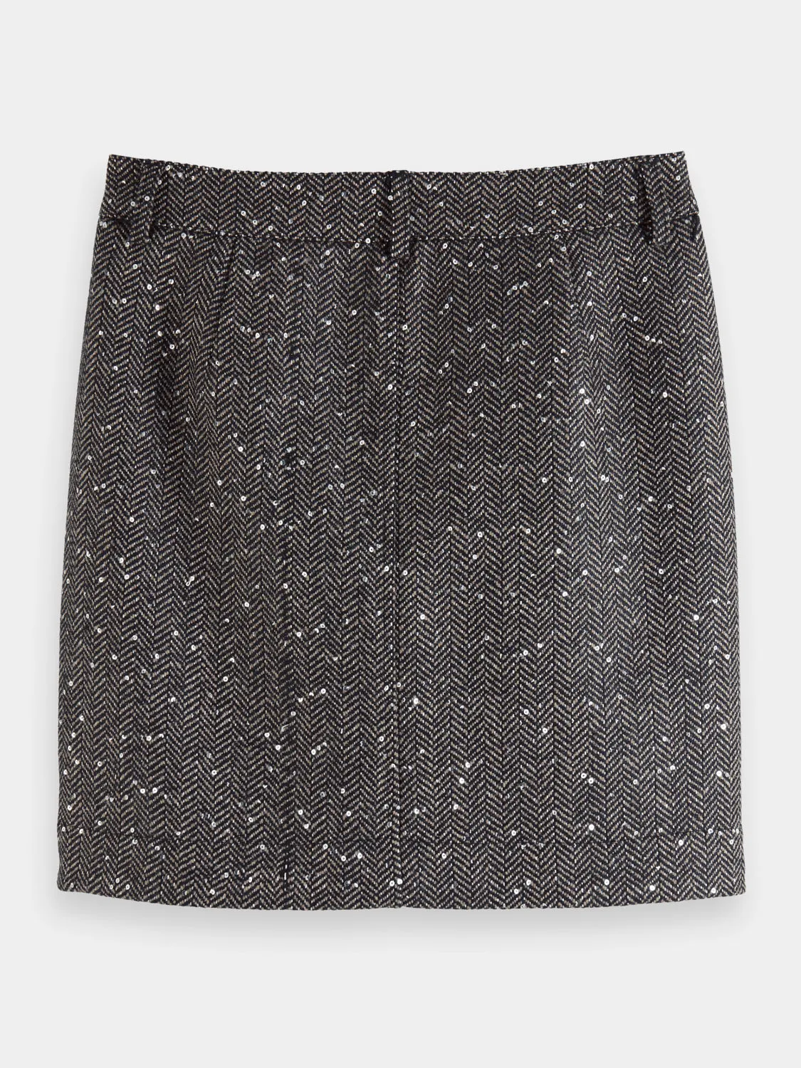 Herringbone sequin mini skirt sold by Scotch and Soda product image thumbnail 3