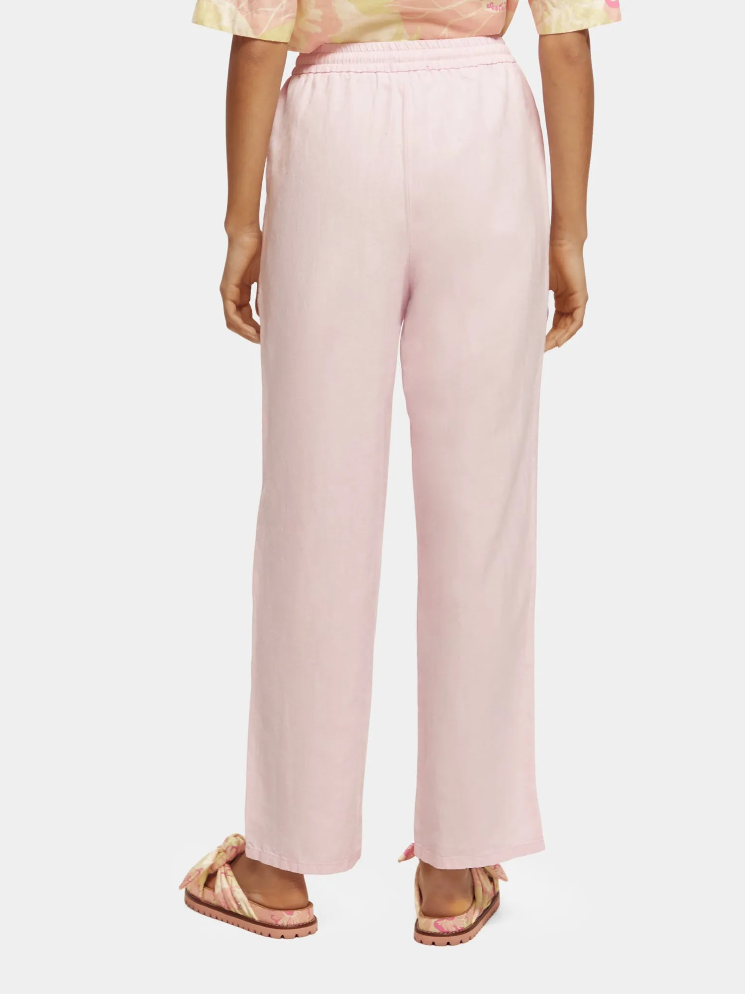 Aubrey high-rise linen blend pants sold by Scotch and Soda product image thumbnail 3