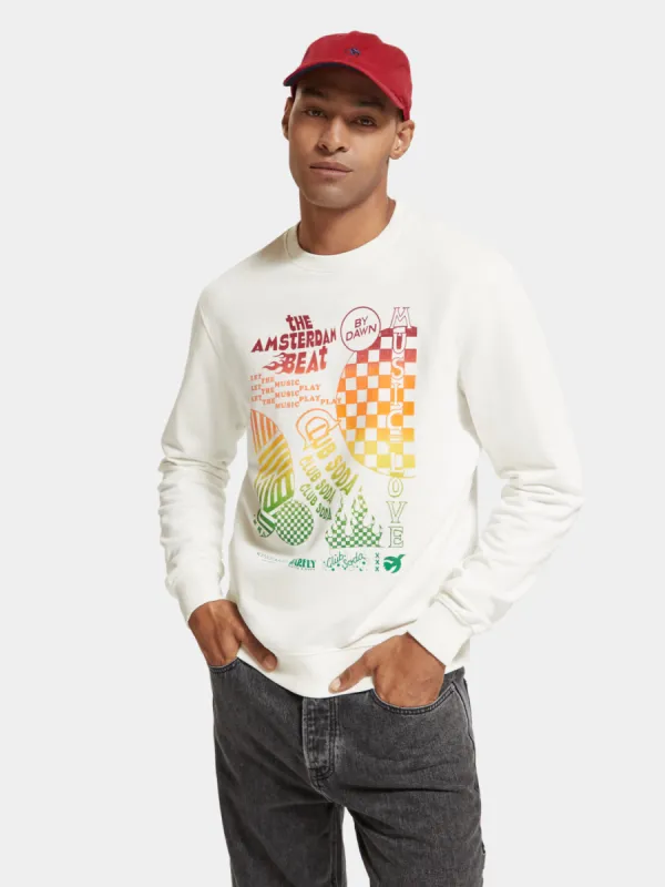 Chest artwork sweatshirt sold by Scotch and Soda