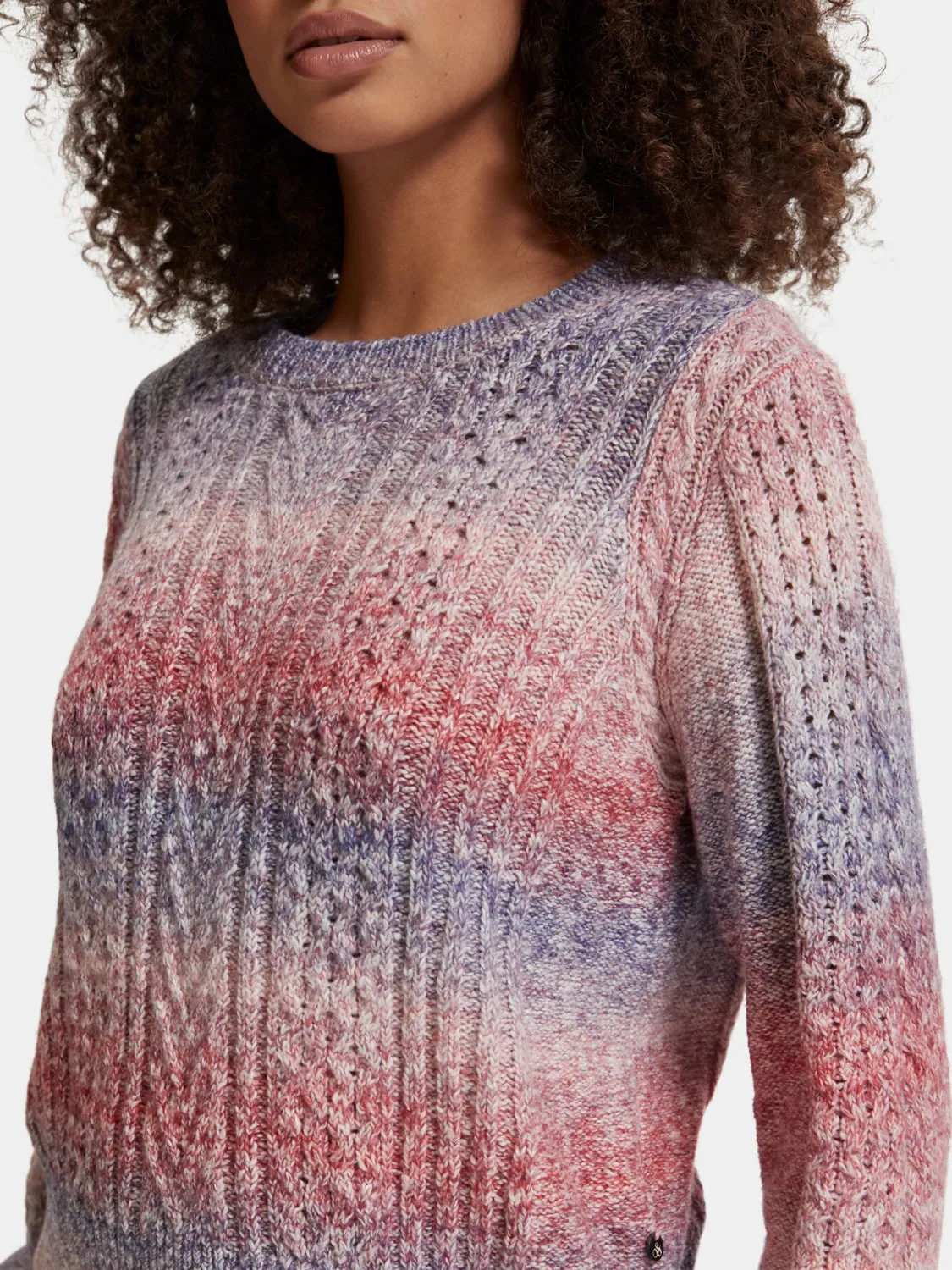Space-dyed crewneck pullover sold by Scotch and Soda product image thumbnail 5