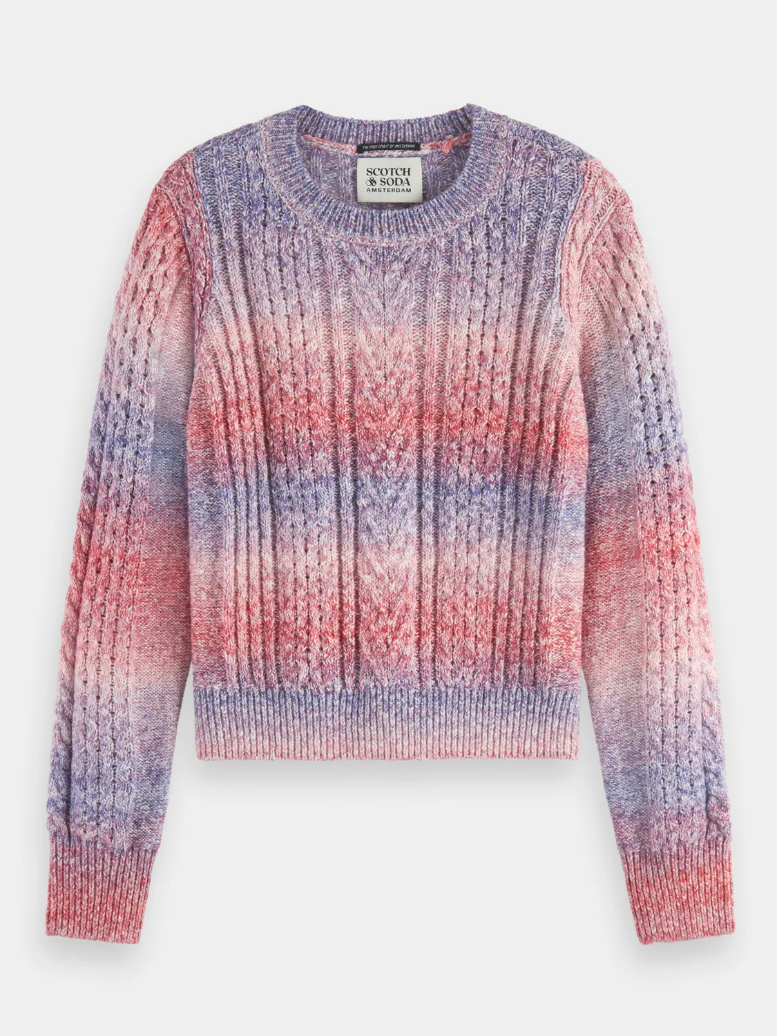 Space-dyed crewneck pullover sold by Scotch and Soda product image thumbnail 2