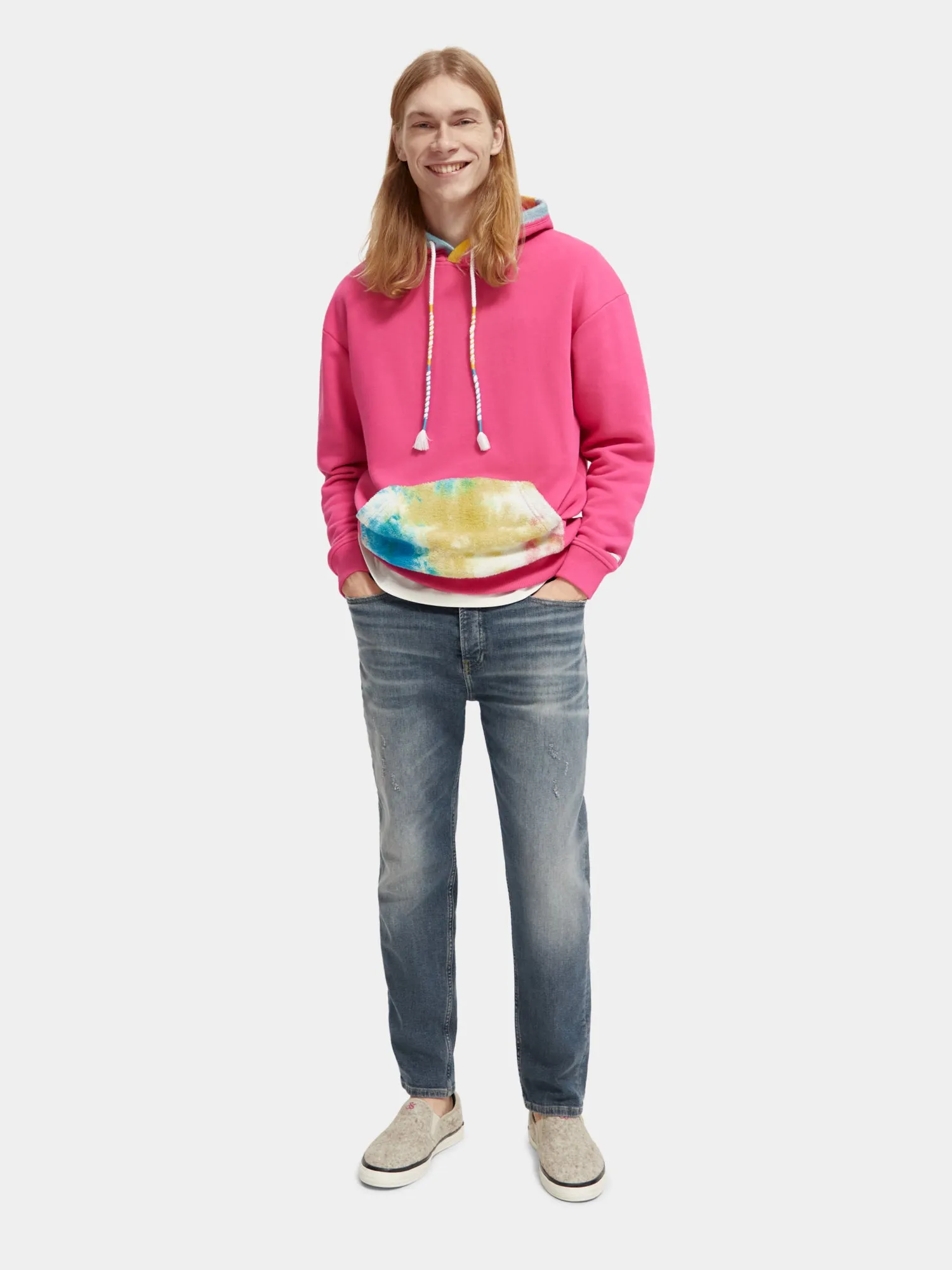 Towelling pocket hoodie sold by Scotch and Soda product image thumbnail 4