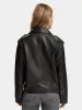 Oversized leather biker jacket sold by Scotch and Soda