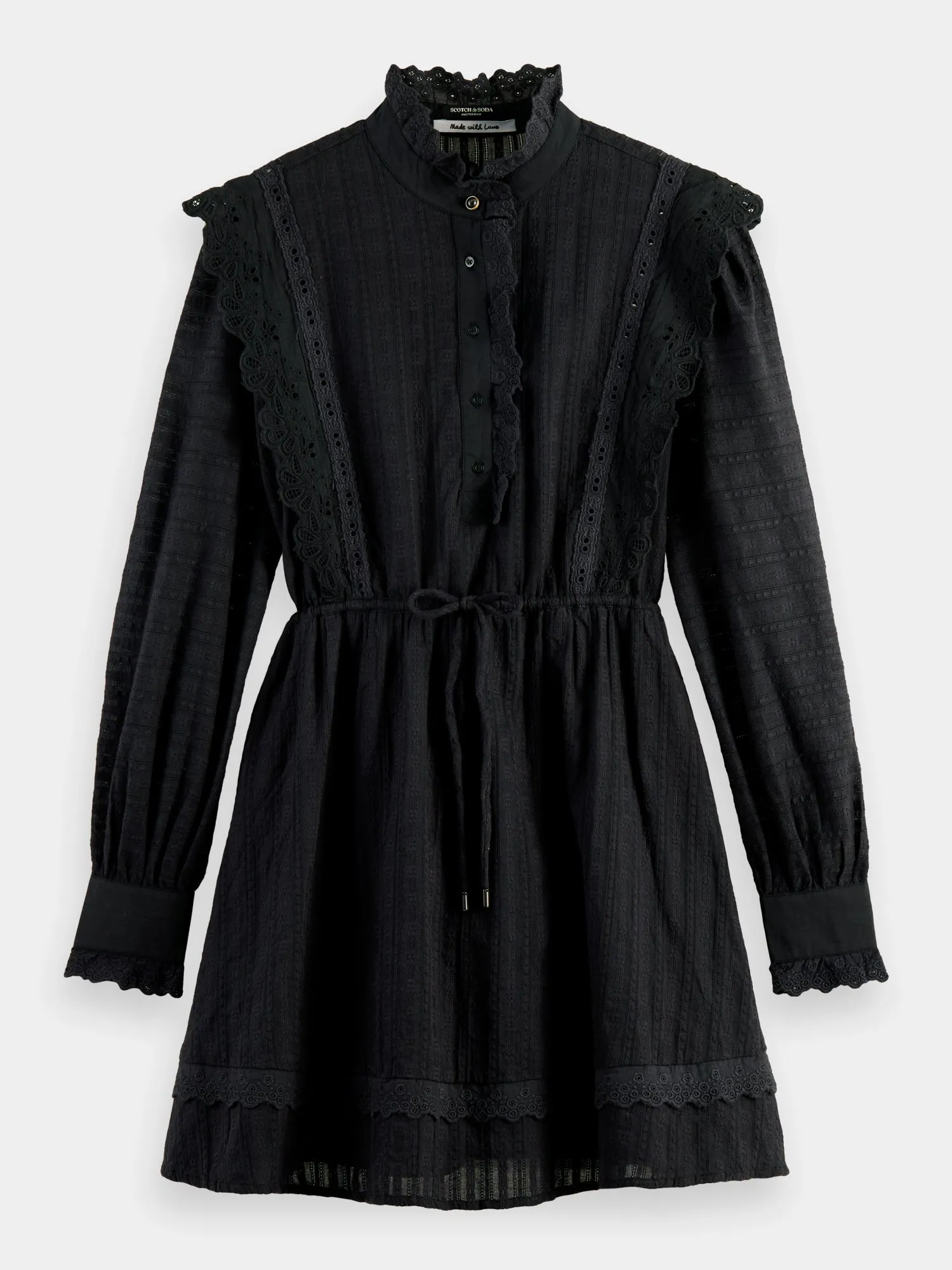 Broderie anglaise mini dress sold by Scotch and Soda product image thumbnail 2