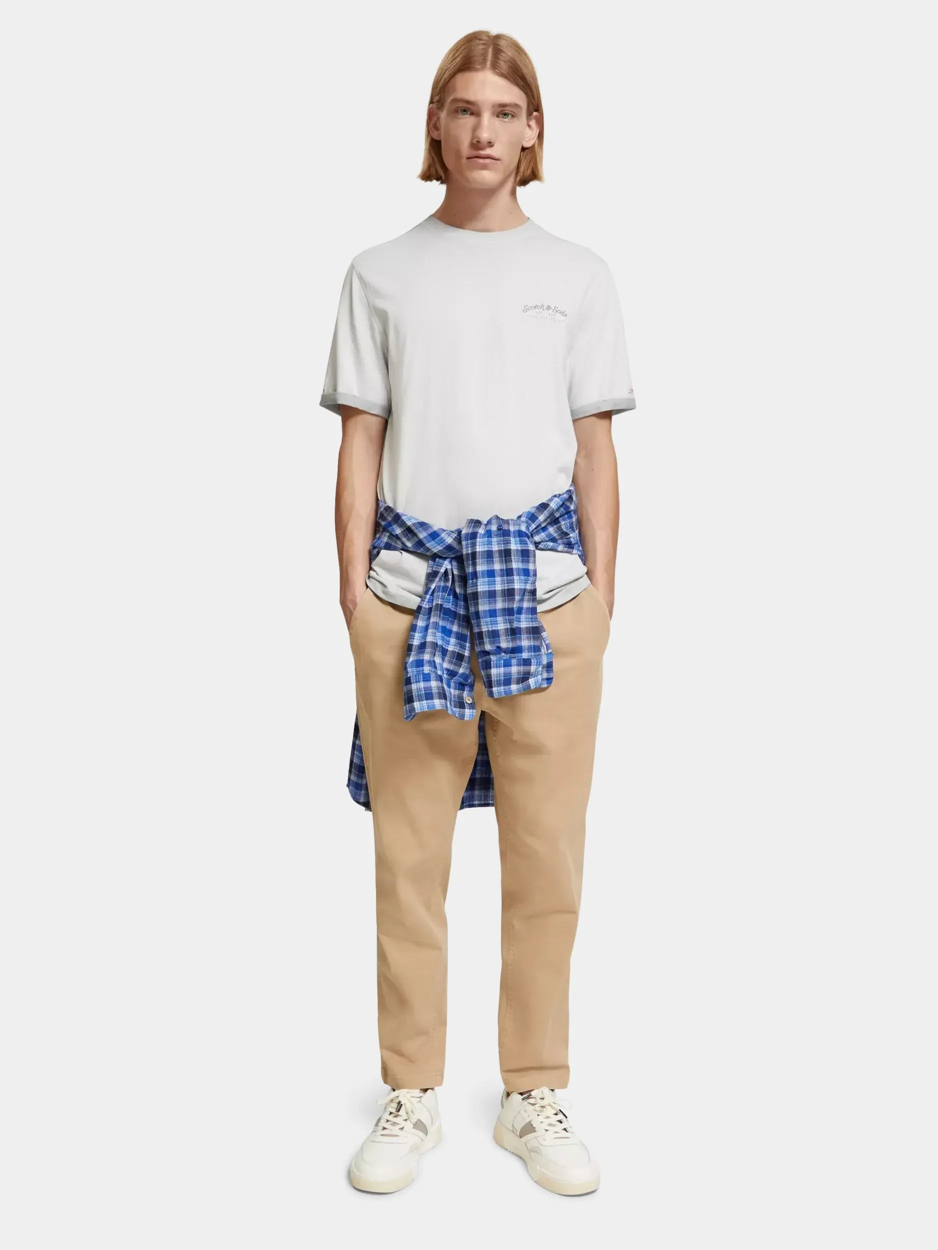 Garment-dyed artwork t-shirt sold by Scotch and Soda product image thumbnail 5