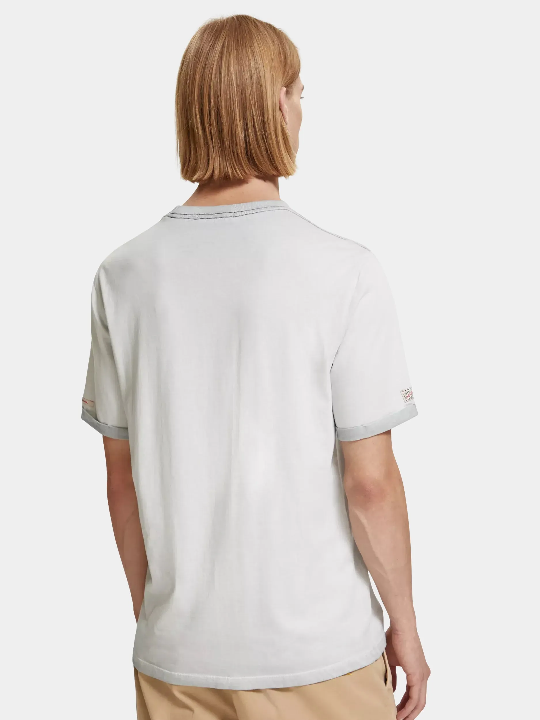 Garment-dyed artwork t-shirt sold by Scotch and Soda product image thumbnail 3