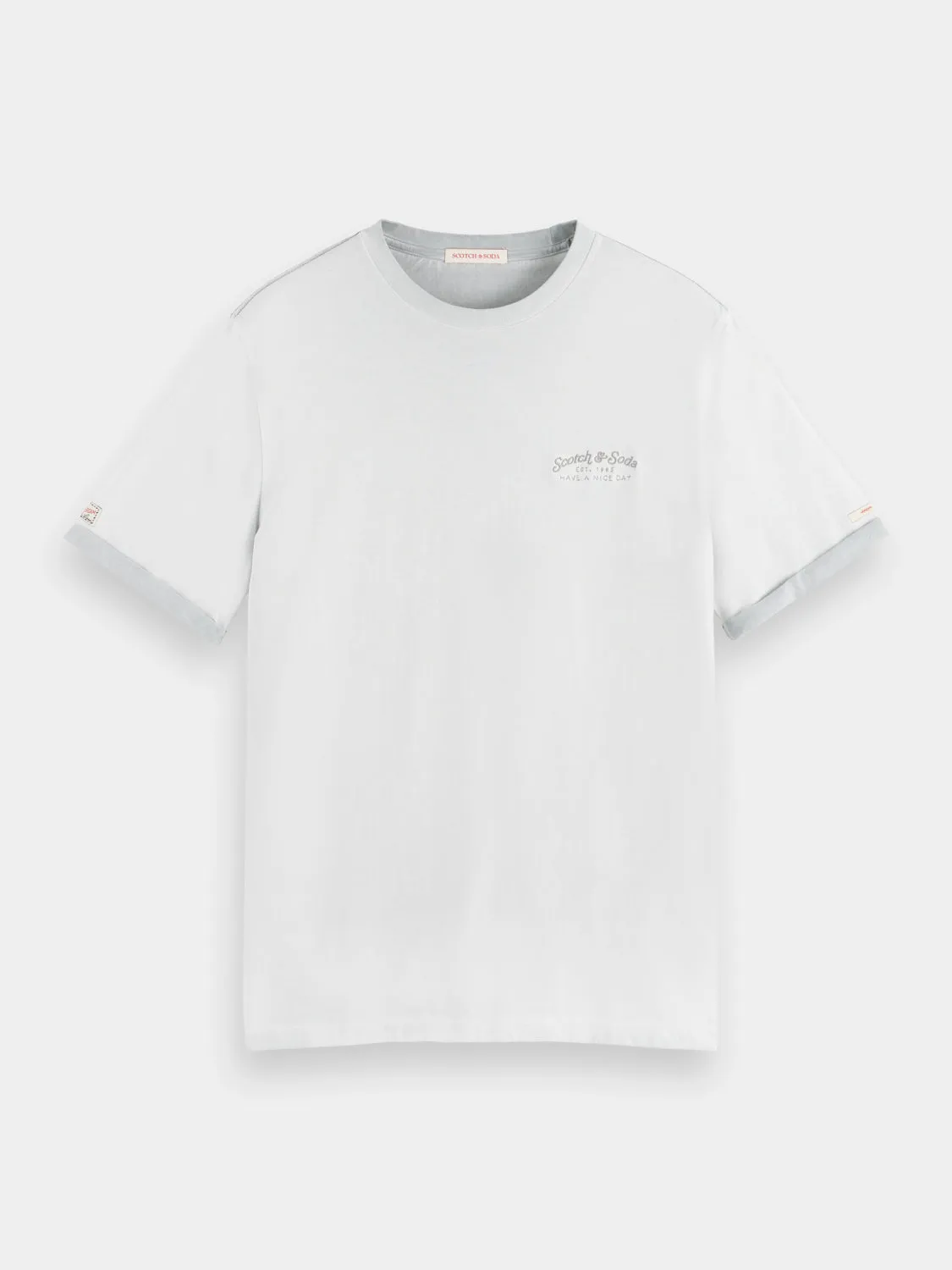 Garment-dyed artwork t-shirt sold by Scotch and Soda product image thumbnail 2