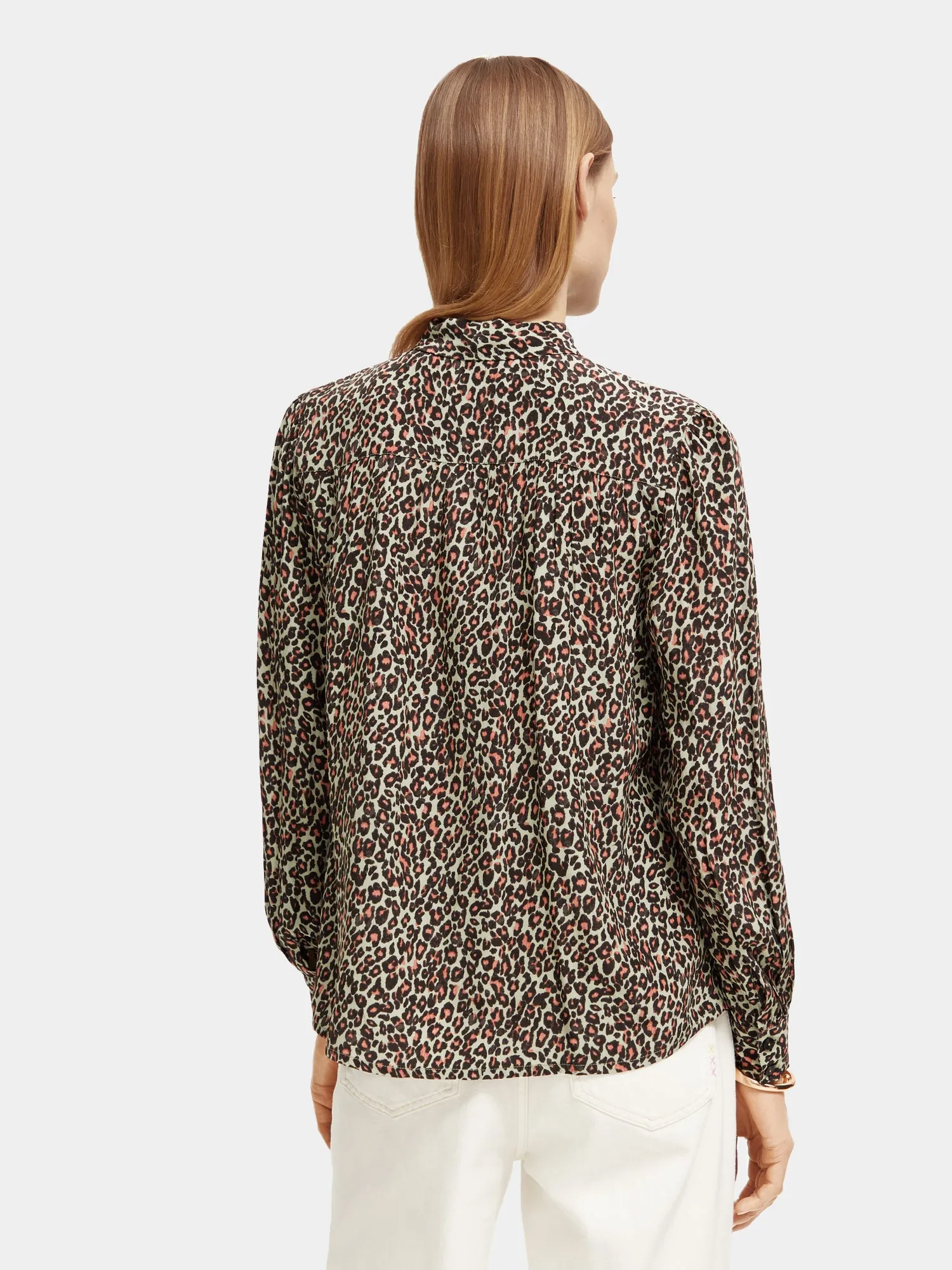 Tie neck shirt sold by Scotch and Soda product image thumbnail 3