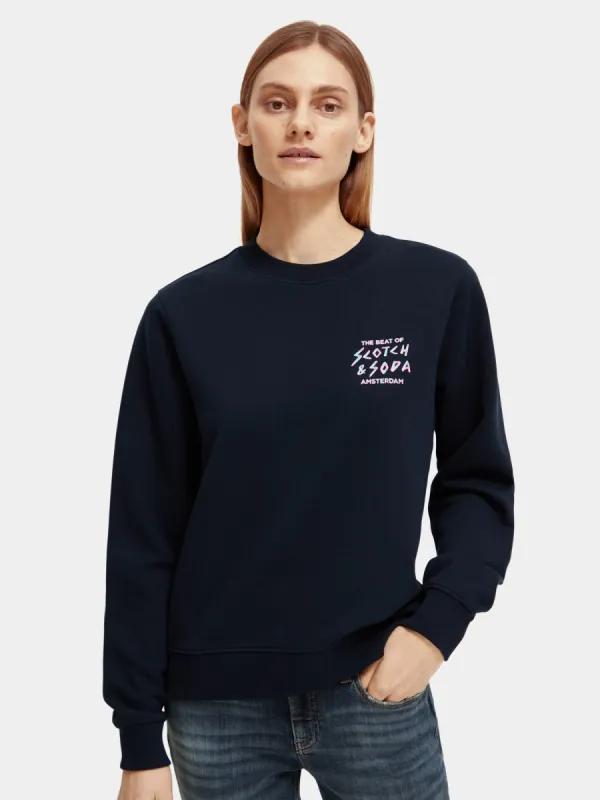 Regular-fit crewneck sweatshirt sold by Scotch and Soda