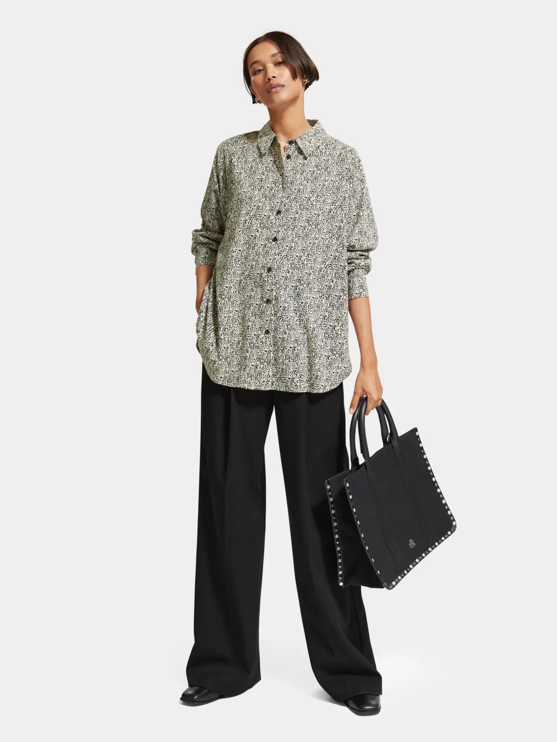 Oversized printed shirt sold by Scotch and Soda product image thumbnail 4
