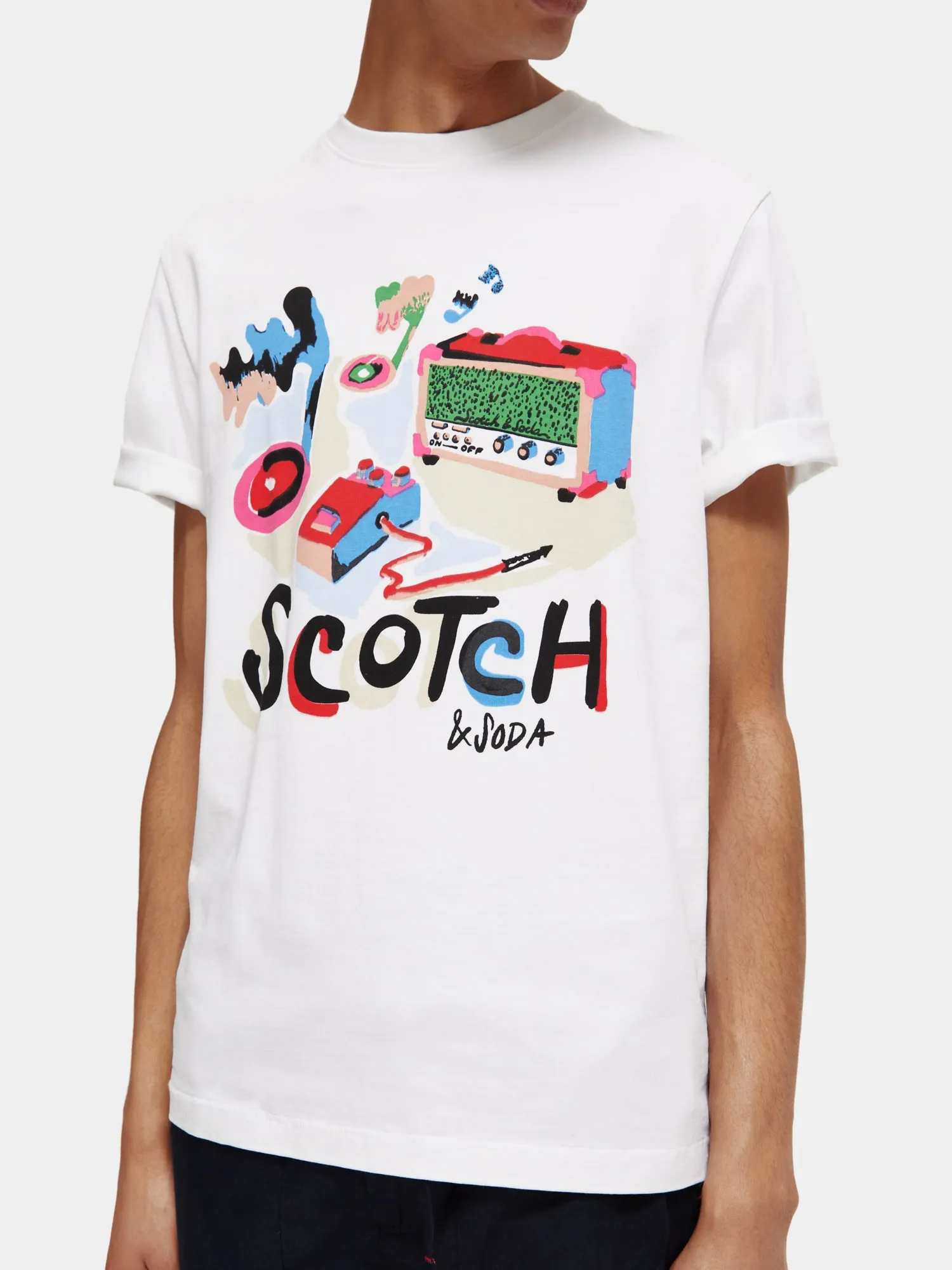 Relaxed-fit printed t-shirt sold by Scotch and Soda product image thumbnail 5