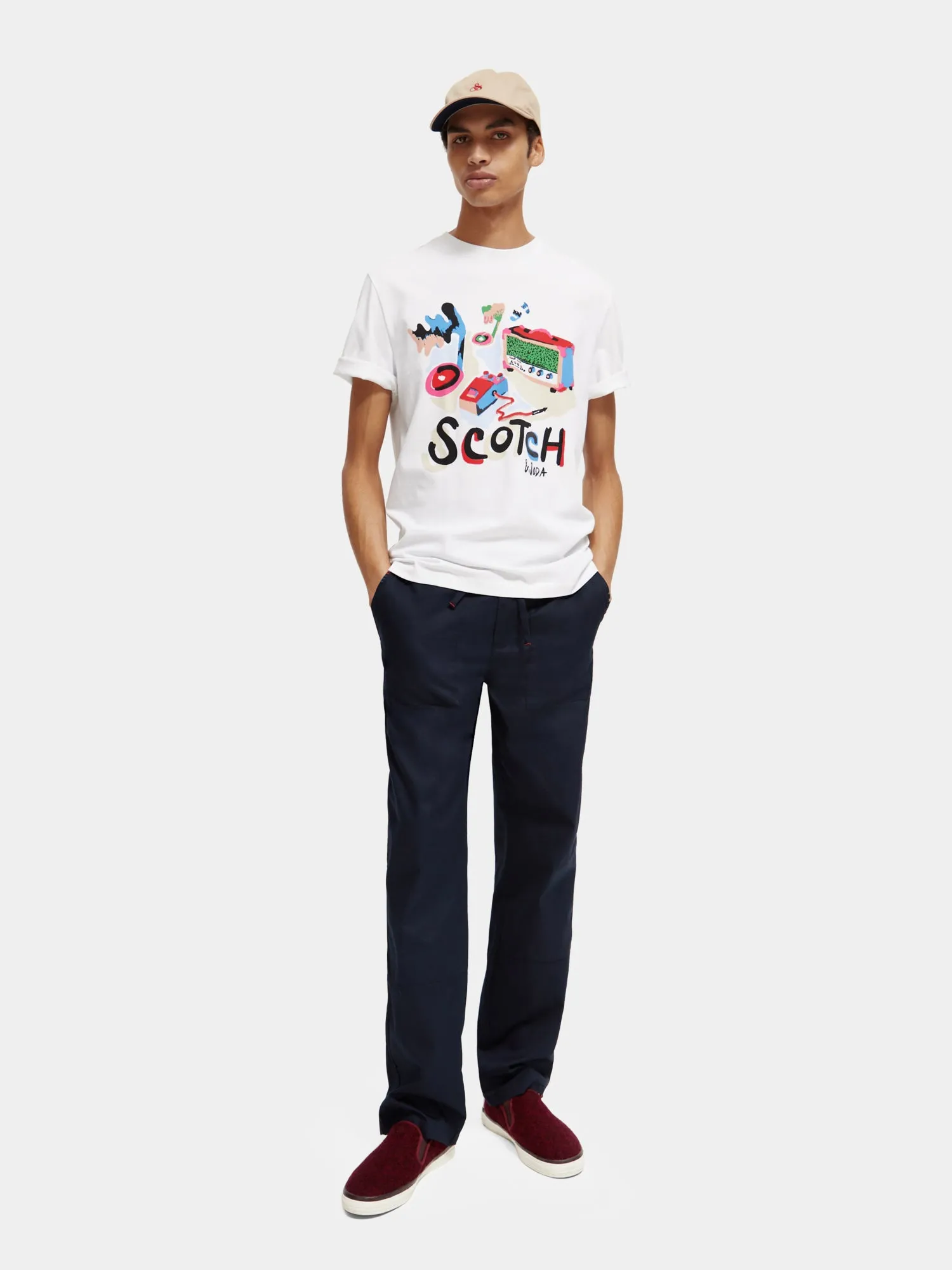 Relaxed-fit printed t-shirt sold by Scotch and Soda product image thumbnail 4