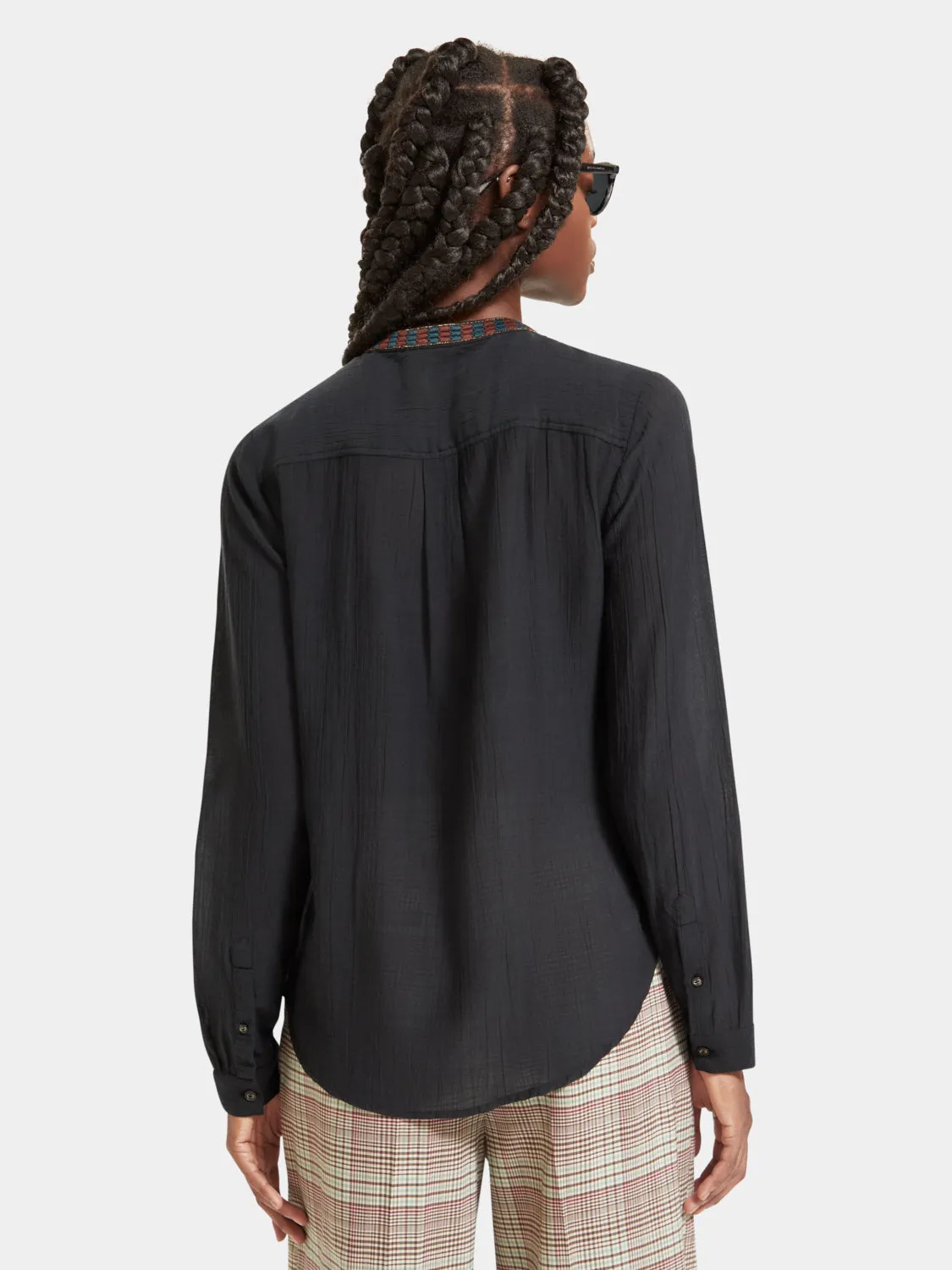 Collarless shirt sold by Scotch and Soda product image thumbnail 3