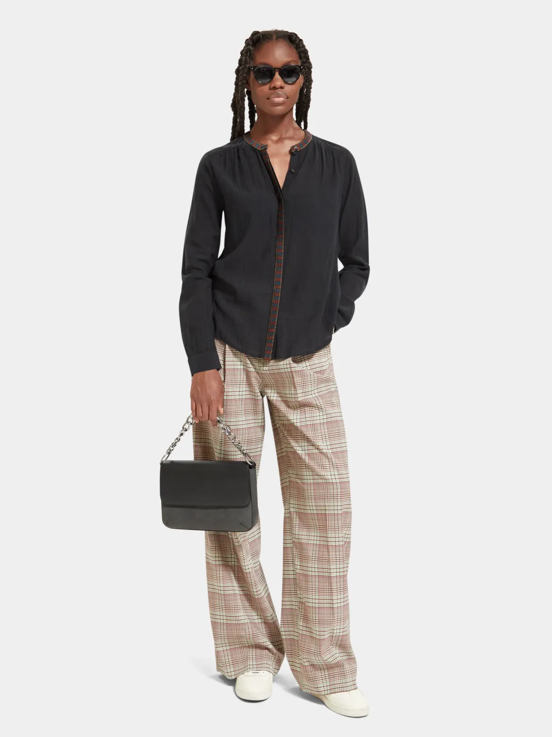 Collarless shirt sold by Scotch and Soda product image thumbnail 4