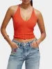 V-neck pointelle tank top sold by Scotch and Soda