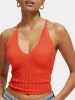 V-neck pointelle tank top sold by Scotch and Soda
