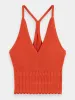 V-neck pointelle tank top sold by Scotch and Soda