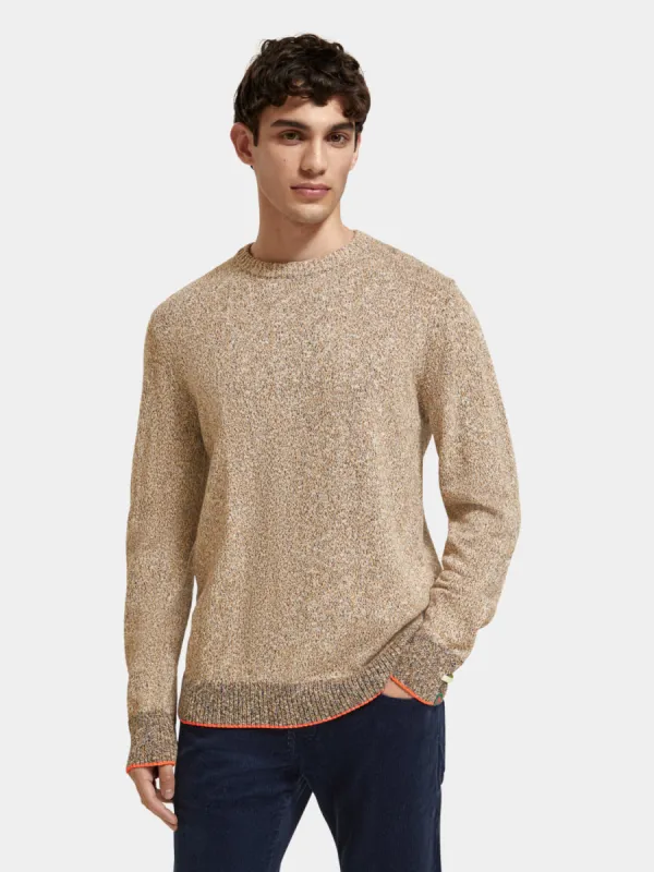 Melange crewneck pullover sold by Scotch and Soda