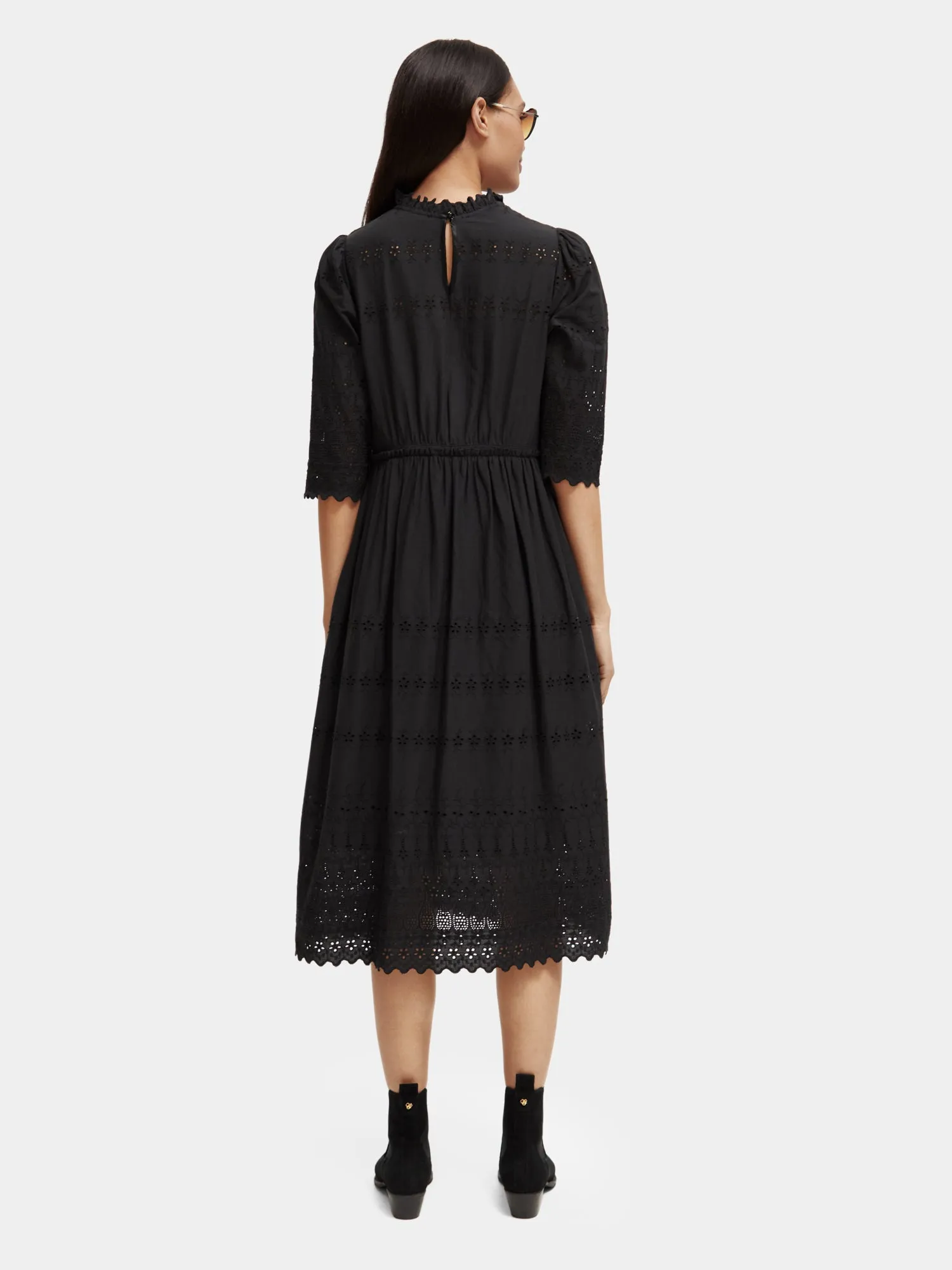Broderie anglaise midi dress sold by Scotch and Soda product image thumbnail 3