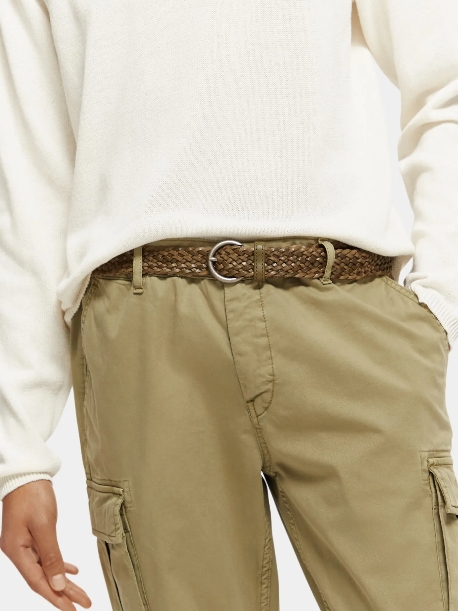 Braided leather belt sold by Scotch and Soda product image thumbnail 2
