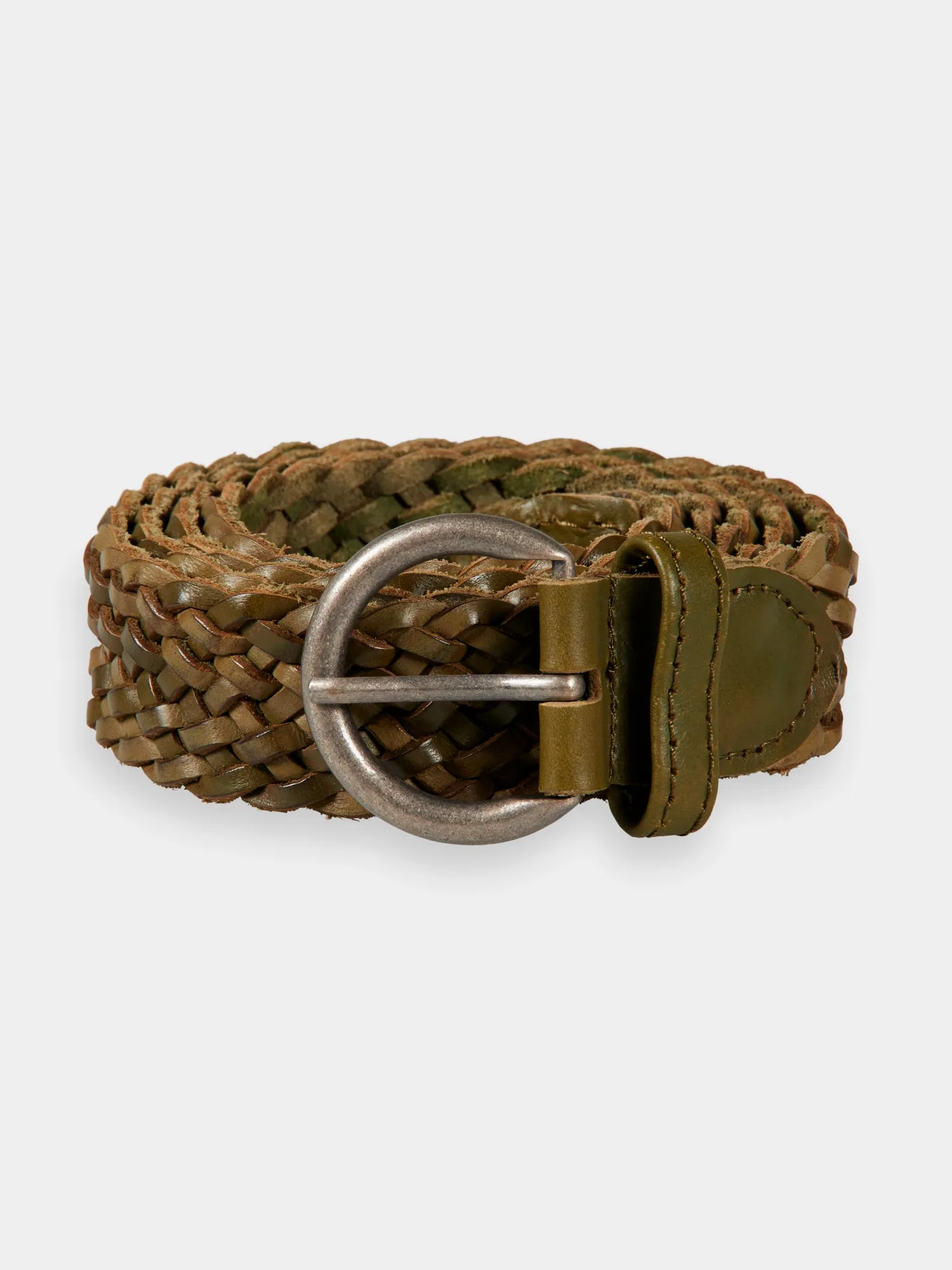 Braided leather belt sold by Scotch and Soda