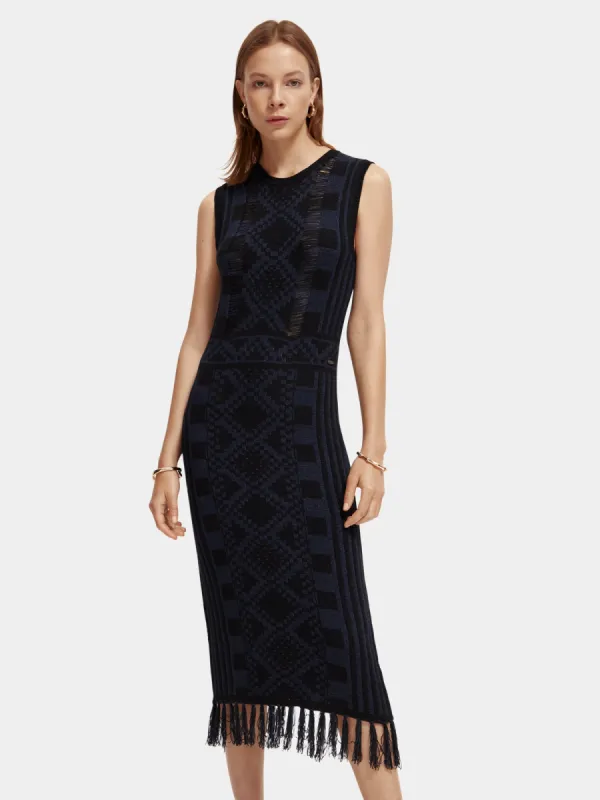 Knitted midi dress made by Scotch & Soda